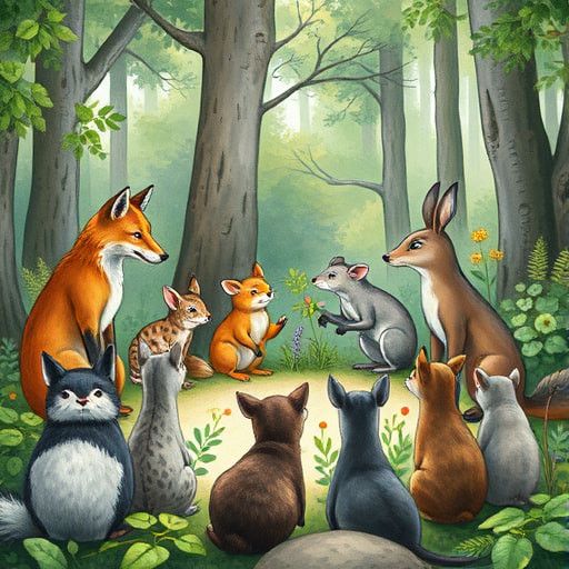 Wildgrünmaus und Wurzelfuchs: Kräuterfreunde im Wald - Section 1