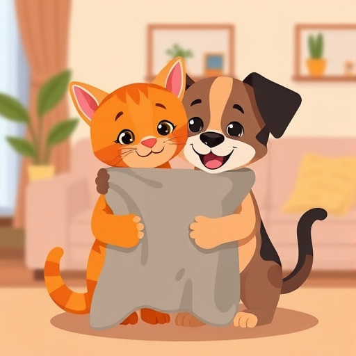Zorro's Brave First Day: Friends, Fears, and a Cozy Blanket - Section 1