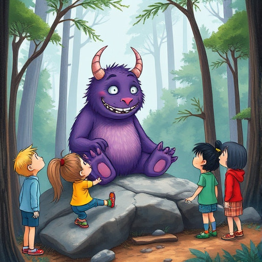 Zilla the Friendly Monster: A Tale of Kindness and Belonging - Section 1