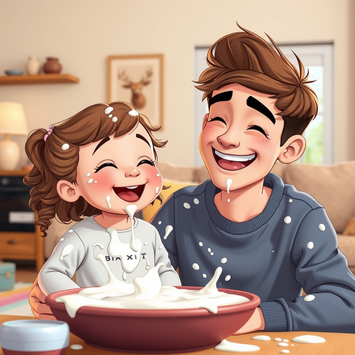 Messy Moments and Heartfelt Hugs - Section 1