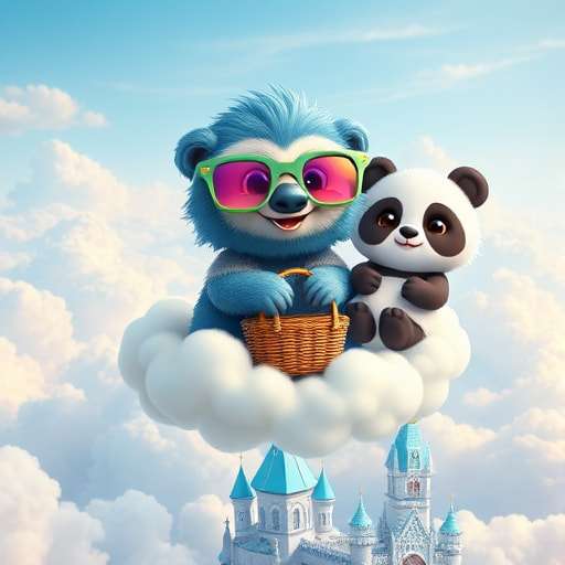 Cloudy Adventures: Sofia and Jeffery's Cotton Candy Quest