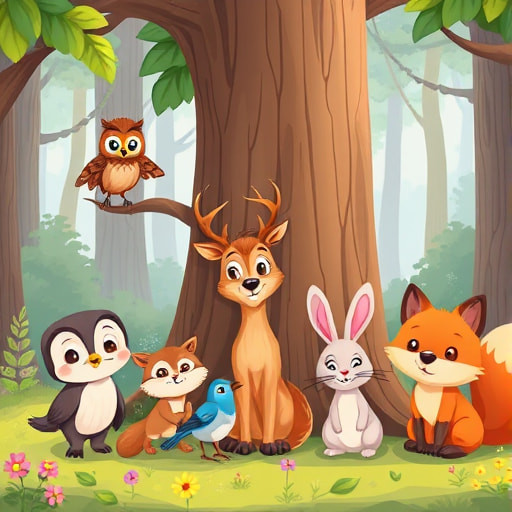 Olie and His Forest Family - Section 1