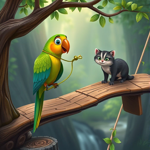 Shadows, Friendship, and the Forest's Heart - Section 1