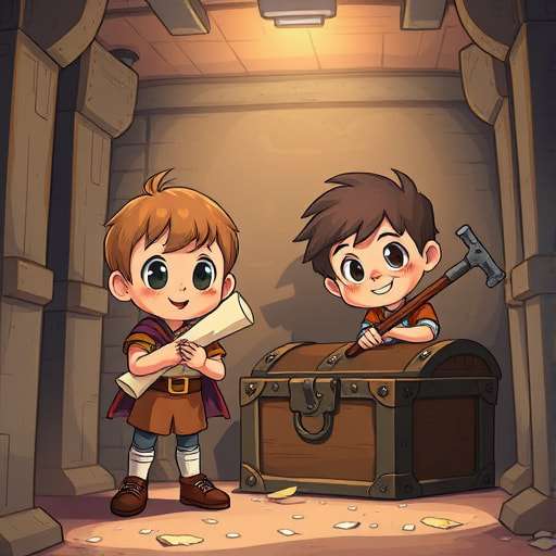 **"The Treasure Map and Teamwork Tales"**
