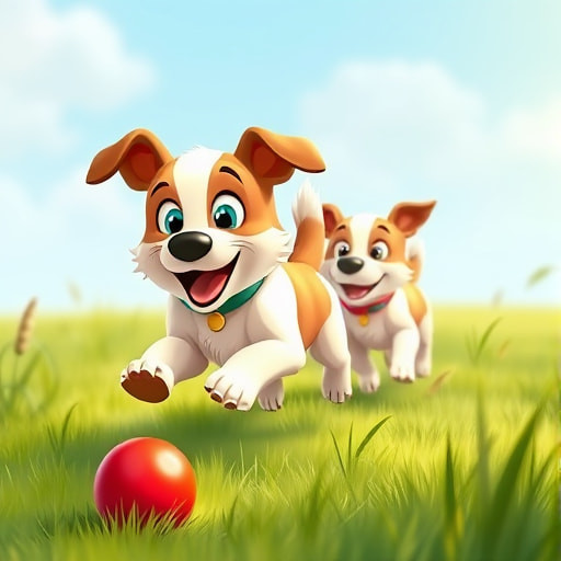Adventures of a Happy Dog and Friends - Section 1