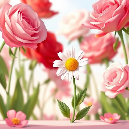 A Daisy Among Roses: The Beauty of Being You