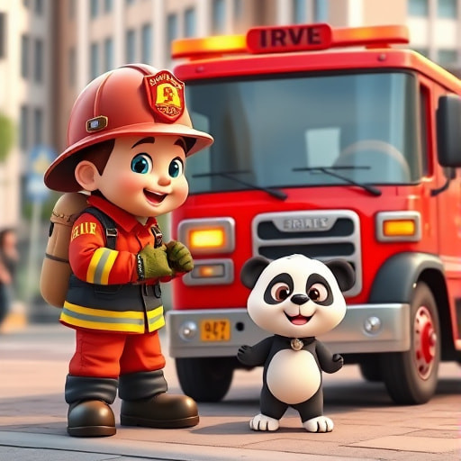 Connor's Sweet Adventures: Ice Cream, Firetrucks, and Kindness - Section 1
