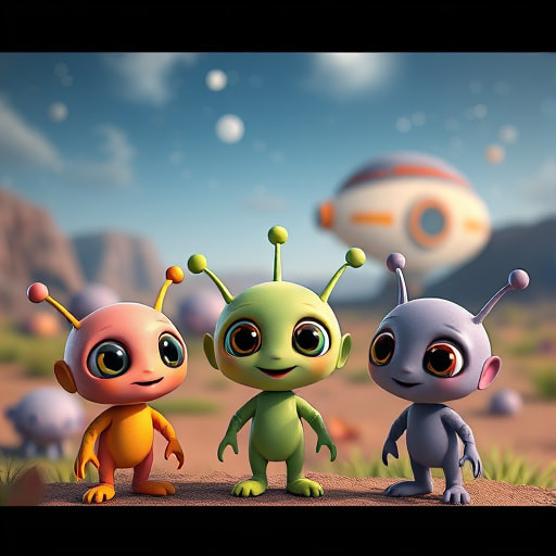 Max, the Super Crew, and the Alien Adventure - Section 1