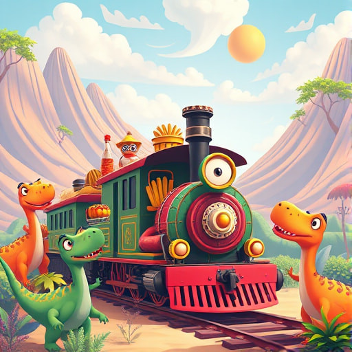 Brave Dion and the Dinosaur Train Adventure - Section 1