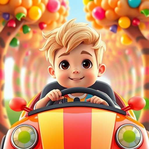 Amali's Rainbow Adventure: A Journey of Giggles and Magic