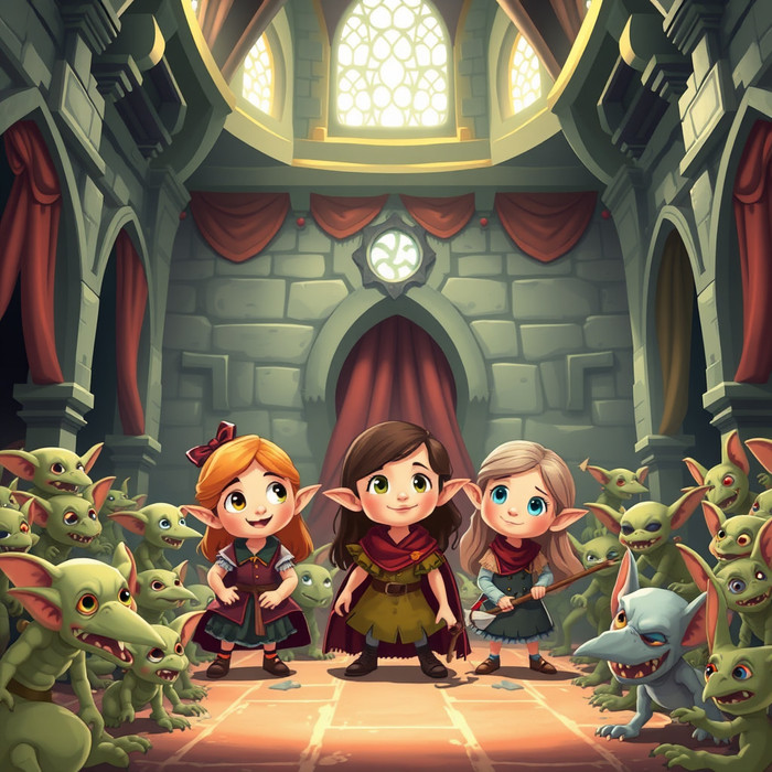 The Daring Duo and the Goblin Castle Adventure - Section 1