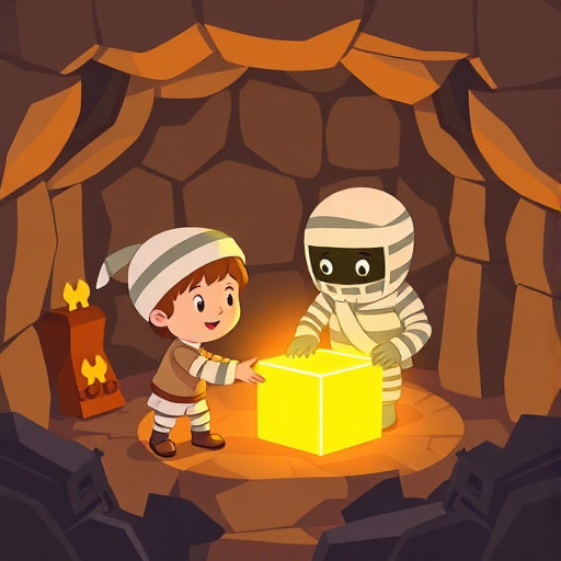 Pharaoh Pete and Moe the Mummy: Adventures of Friendship in Ancient Egypt - Section 1