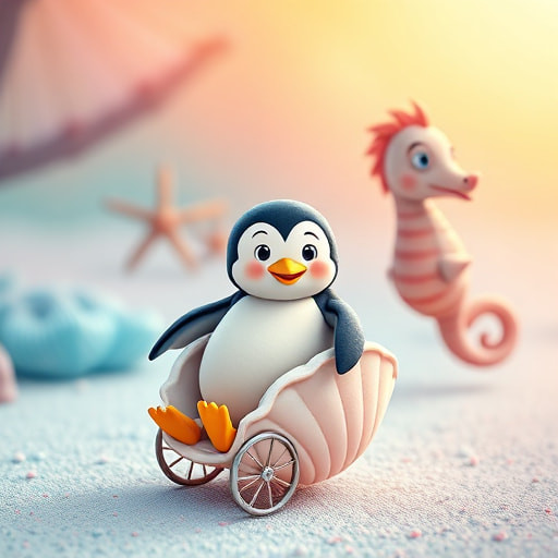 Penguin Power: Lila's Colorful Adventure - Section 1