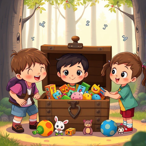 The Treasure of Giggles and Friendship - Section 1