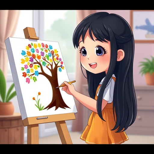 Ang Munting Pintora: Kuwento ng Pag-asa at Tagumpay