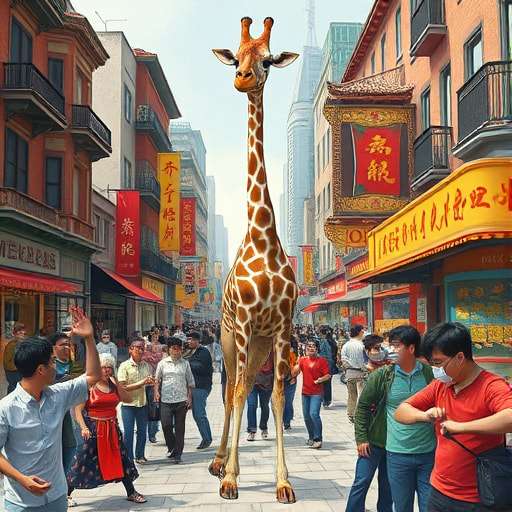 George the Giraffe Kicks High: A Tall Tale of Kung Fu Dreams