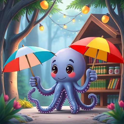 《章鱼先生的彩虹雨伞店》
