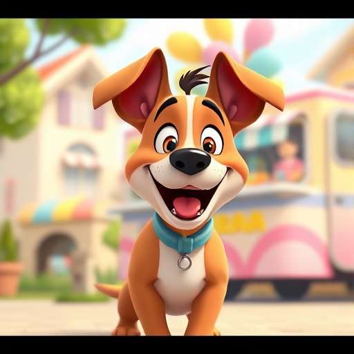 Barnaby the Ice Cream Pup: A Sweet Adventure