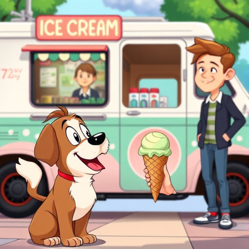 Barnaby the Ice Cream Pup: A Sweet Adventure - Section 1