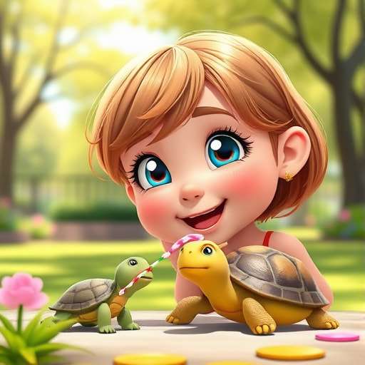 Scarlett et la Petite Tortue Gourmande