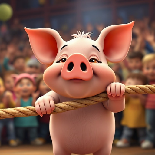 The Mighty Tug: Big Lady and the Determined Little Pig - Section 1