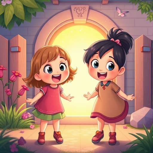 Sisters vs. The Lazy Monster: A Magical Adventure