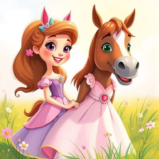 The Princess and Her Talking Hoofed Hero