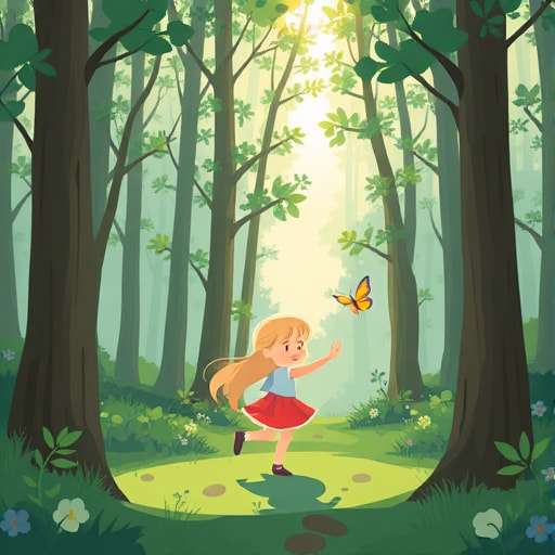 The Little Girl and the Enchanted Village