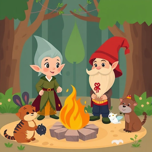 The Little Girl and the Enchanted Village - Section 1