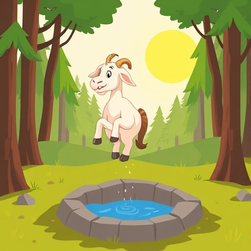 The Thirsty Fox and the Wise Goat - Section 1