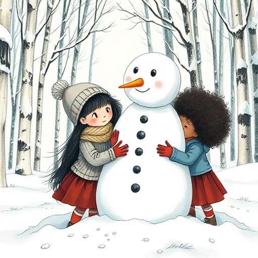 **"Snowy Adventures and Hidden Treasures"**