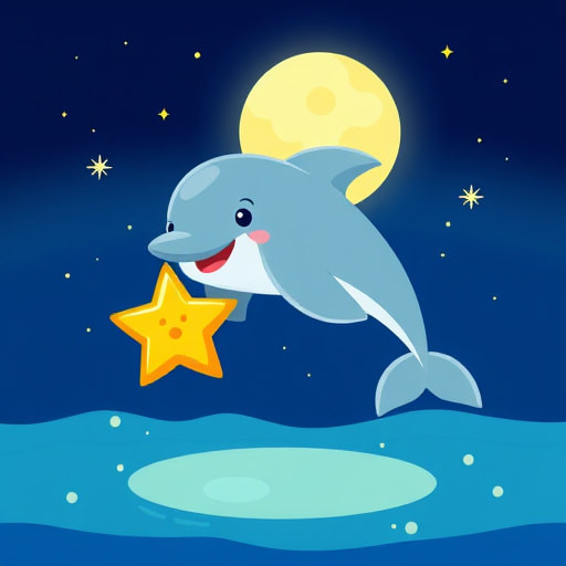 Moonlit Dolphin and the Starfish Quest - Section 1