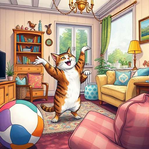 Meekah the Dancing Star: Spreading Smiles and Purrs