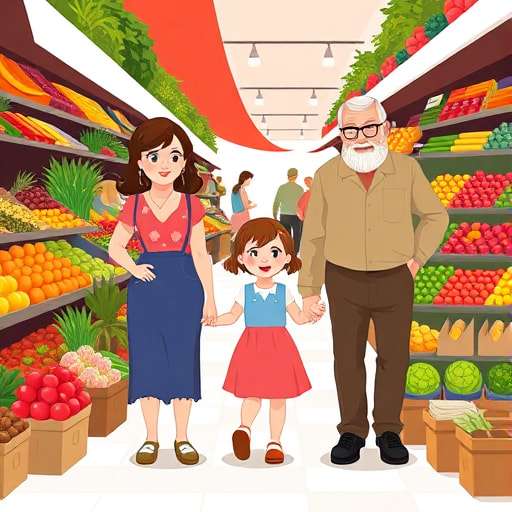 Market Adventures with Mummy and Thaathaa