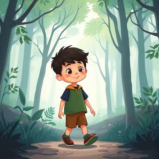 The Curious Boy and the Wise Talking Dog