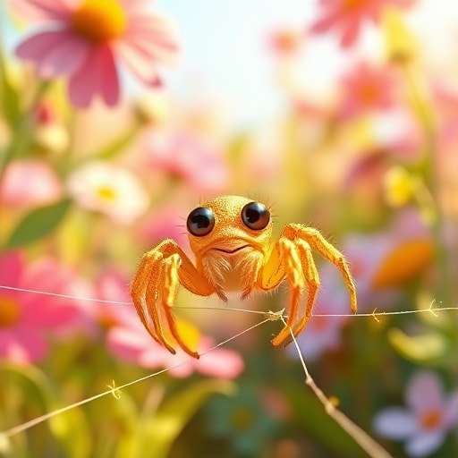 Sunny the Sweet Spider: A Garden Tale of Friendship