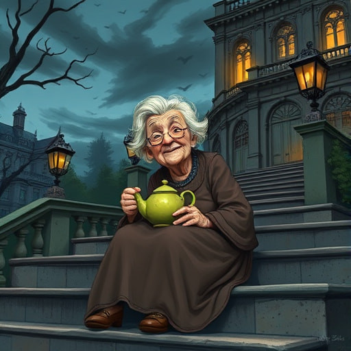 Tea, Tricks, and a Haunted Twist - Section 1