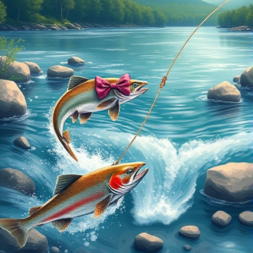 Salmon Adventures: Tiger and Bow's Unforgettable Journey - Section 1
