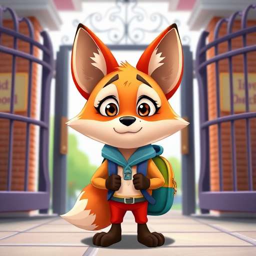 Felix’s First Day: A Fox’s Brave Adventure