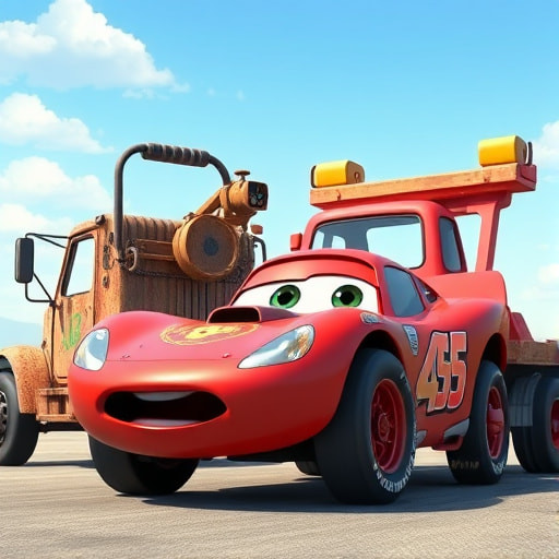 Fueling Friendship: McQueen and Mater’s Heartwarming Race - Section 1