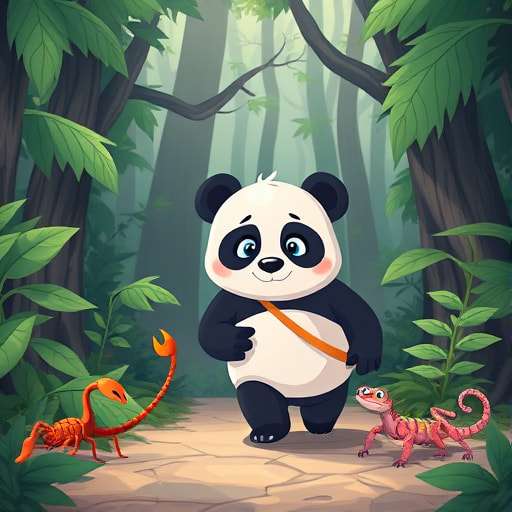Fluff's Big Adventure: A Panda's Journey Home