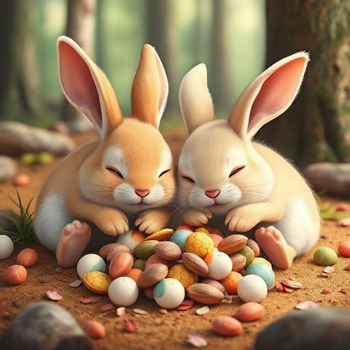 Sleepy Bunnies and the Ducky Rescue Adventure