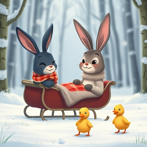 Bunny Snuggles and Snowy Adventures - Section 1