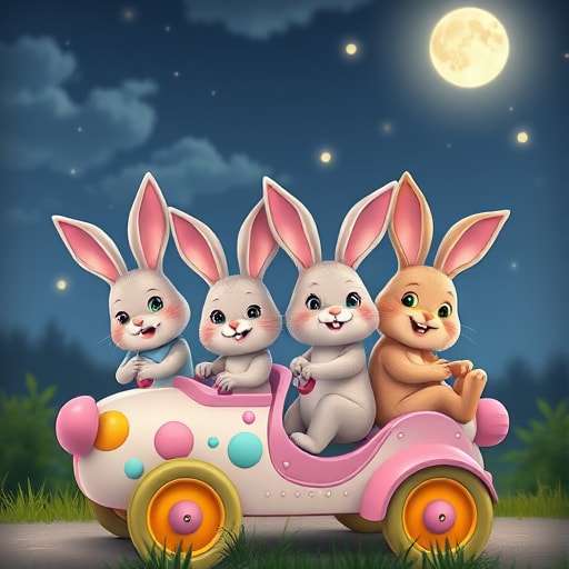 Bunny Mischief at Midnight