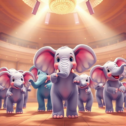 חגיגת הפילים המאושרים" 🐘✨ - Section 1