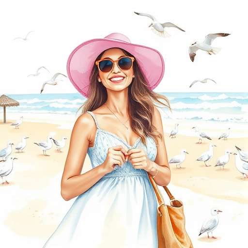 Spring Blossoms: A Journey to Self-Love by the Sea