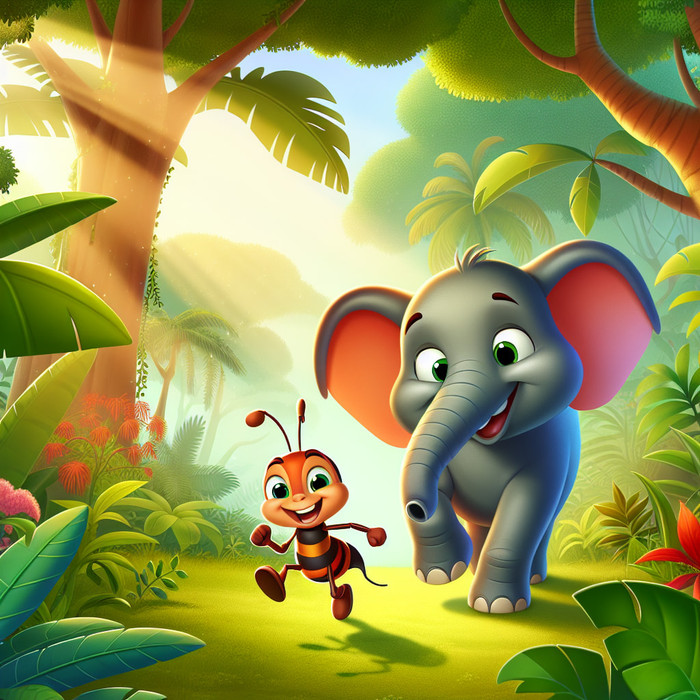 The Elephant and the Ant: A Tale of Friendship and Forgiveness - Section 1