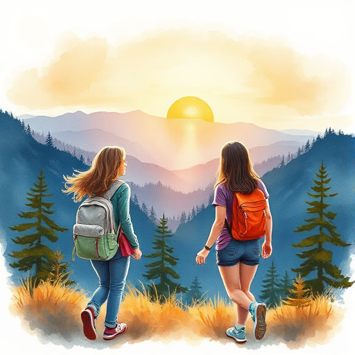 Friendship's Journey: Sarah and Emma's Adventure - Section 1
