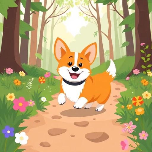Charlie the Corgi Finds a Friend in Himself - Section 1