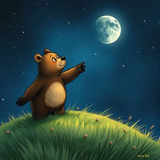 The Little Bear and the Moon's Secret